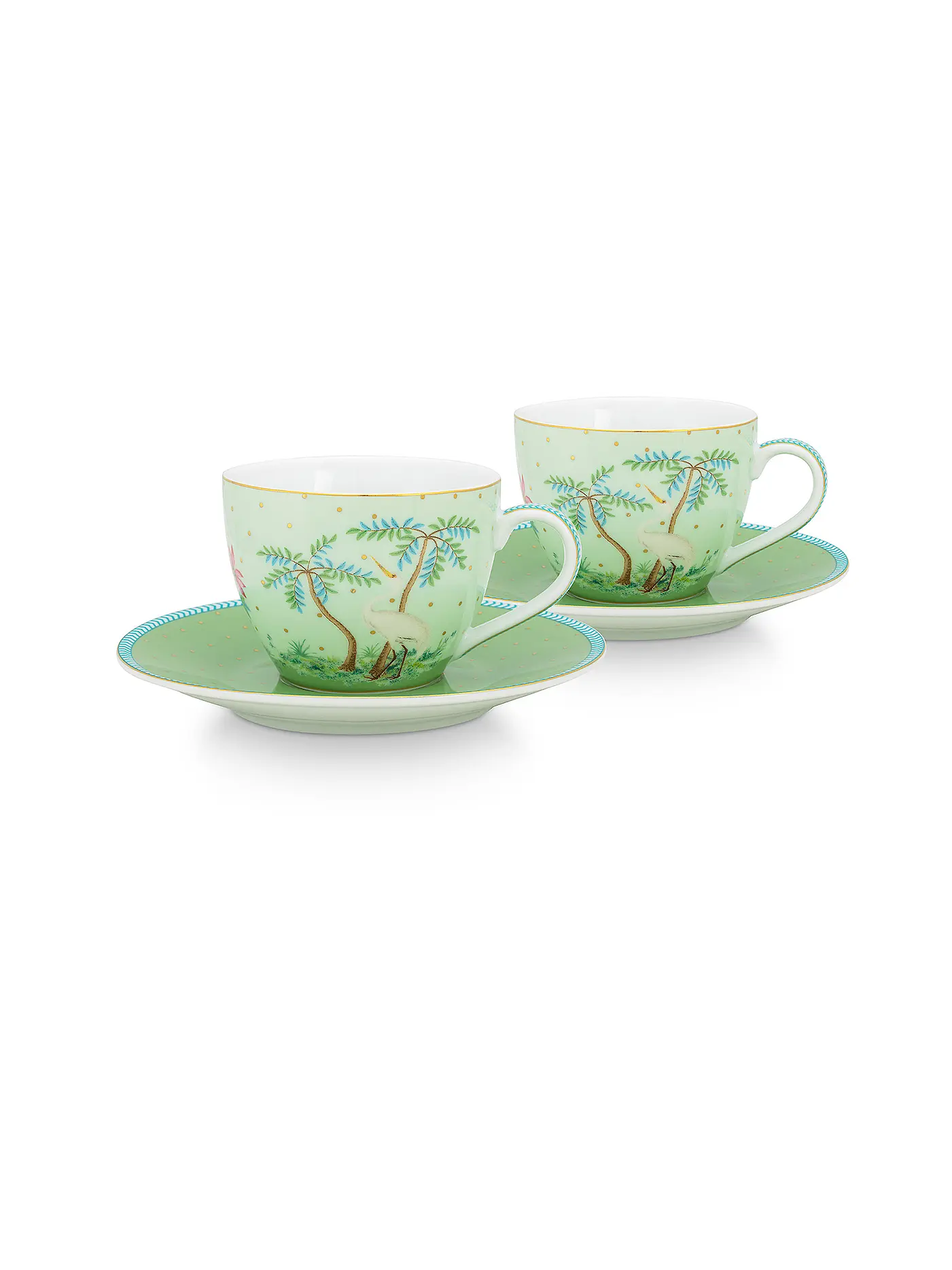 PIP STUDIO | Espressotasse mit Untertasse 2er Set Jolie 120ml | 